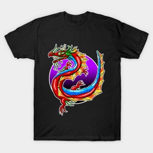 Chinese Dragon in the Moonlight T-Shirt